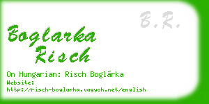 boglarka risch business card