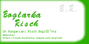 boglarka risch business card